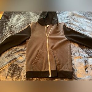 Circo Black Gray Zip Up Jacket With Open Pockets Size M (8/10) (boy)